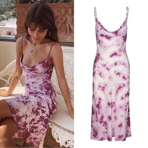 NWT Realization Par Capulet Dress in Karma (Purple Tie Dye)